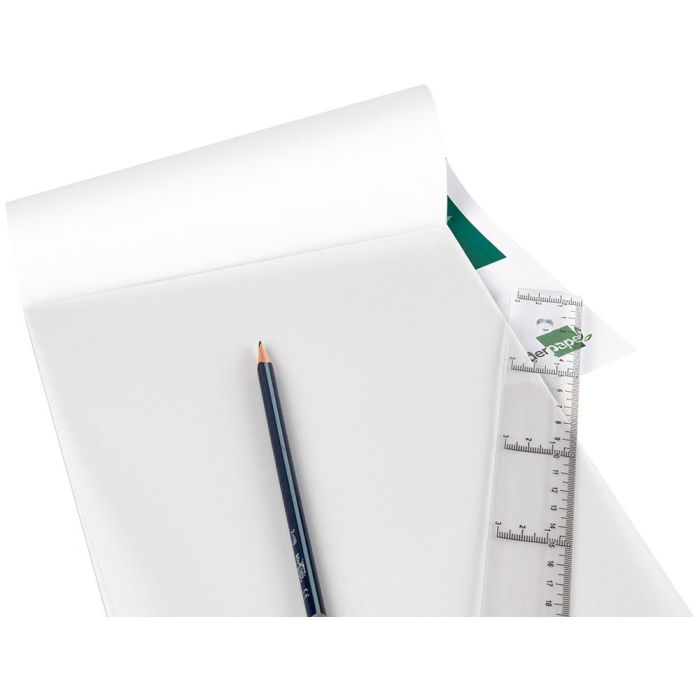 Bloc Papel Vegetal Liderpapel Encolado 297x420 mm 50 Hojas 90 gr-M2 6