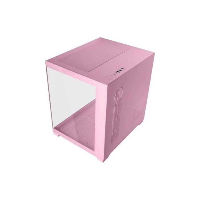 Mars Gaming MC-VIEW2P Caja Gaming Minitorre Rosa Doble Cristal Templado Ventilador FRGB 120mm Compatible MicroATX 2