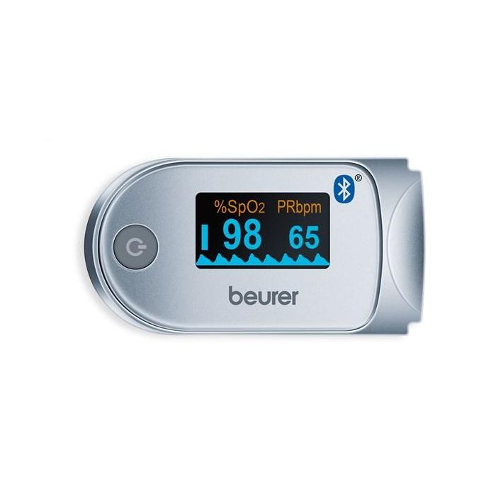 Beurer Pulsioxímetro PO-60 con Bluetooth para Medición de Oxígeno en Sangre y Frecuencia Cardíaca 3