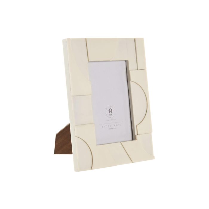 Marco Foto 10X15 Moderno DKD Home Decor Blanco 1.8 x 21.5 x 17 cm (4 Unidades)
