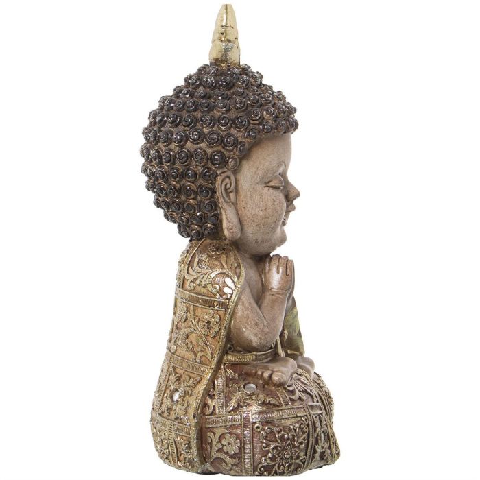 Figura Decorativa Alexandra House Living Acrílico Plástico Melamina Buda 13 x 10 x 23 cm 4