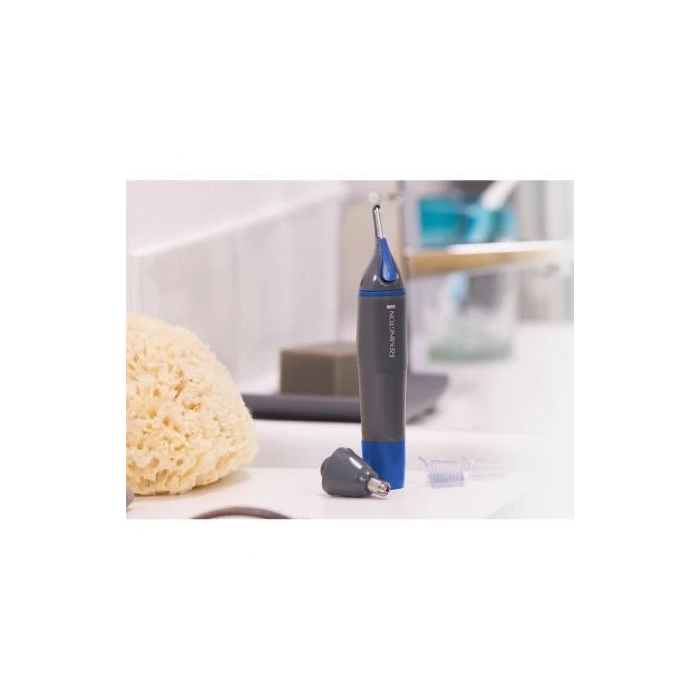 Remington NE3850 Recortador Facial Nano Series a Pilas con 3 Accesorios y Cuchilla Doble para un Corte Preciso e Higiénico 2