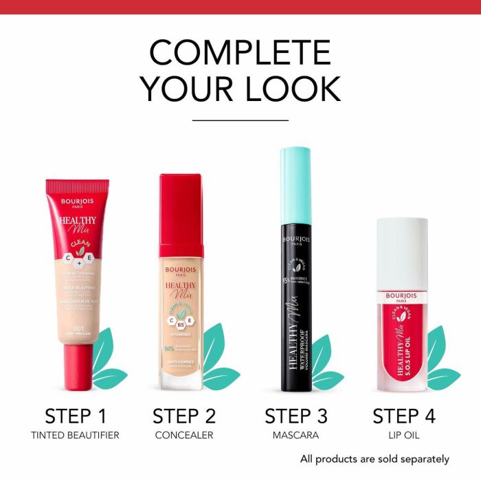 Bourjois #03-straw'bisous HEALTHY MIX S.O.S Aceite Labial, Brillo Hidratante con 94% Ingredientes Naturales, Aguacate y Frambuesa 4,5 ml 3