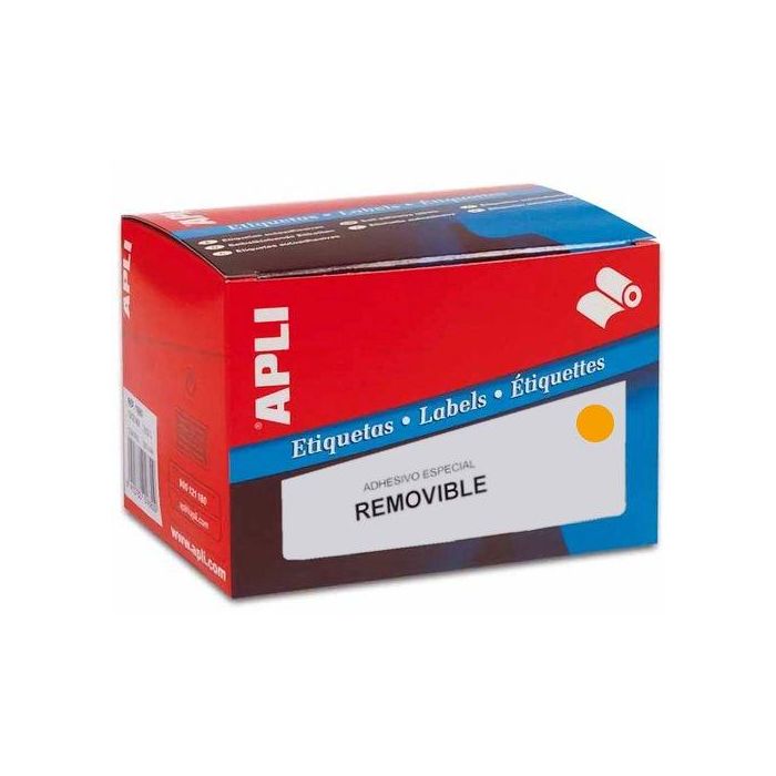 Etiquetas Adh.Manuales Rollo Apli Pvp Naranjas Removibles C.Romos 16X22 Mm Fl.2.520 Uds.(10088)