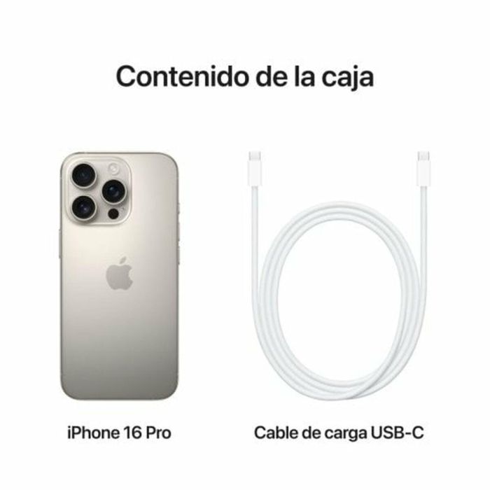 Smartphone Apple iPhone 16 Pro 6,3" 128 GB Titanio 1 Smartphone Apple iPhone 16 Pro 6,3" 128 GB Titanio 1