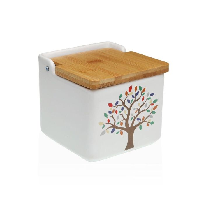 Salero con Tapa Versa Cerámica Árbol 12,2 x 11,5 x 12,2 cm 0 Salero con Tapa Versa Cerámica Árbol 12,2 x 11,5 x 12,2 cm 0
