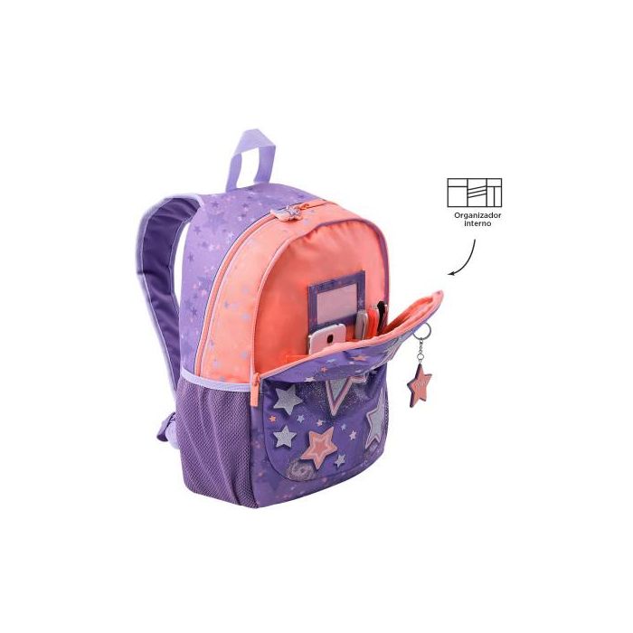 Totto Mochila Morral Star Cat M MJ04STC002-2410-4Q8M Morado Niña Poliester Estampado Satín Funcional 3 Totto Mochila Morral Star Cat M MJ04STC002-2410-4Q8M Morado Niña Poliester Estampado Satín Funcional 3