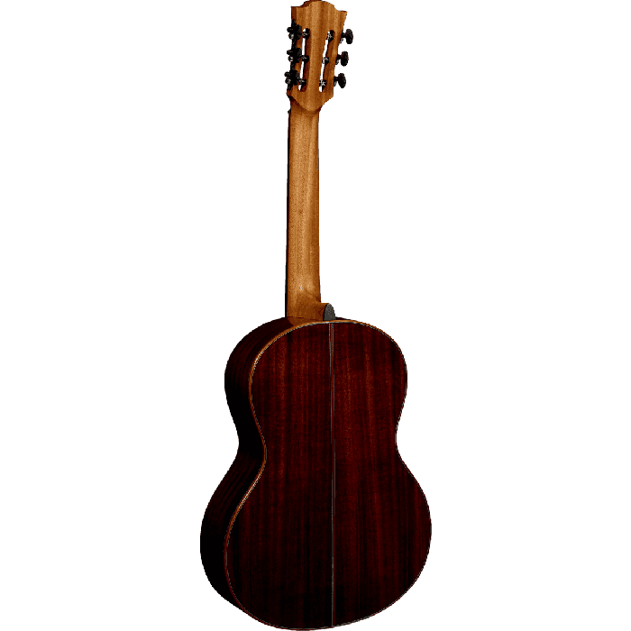 LAG Guitarra Clásica Occitania 118 - Tapa Cedro Rojo Macizo, Acabado Brillante Natural 4