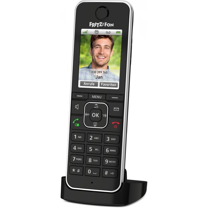 AVM Fon C6 Teléfono DECT Inalámbrico, Altavoz, 300 Entradas, Identificador de Llamadas, Negro 0 AVM Fon C6 Teléfono DECT Inalámbrico, Altavoz, 300 Entradas, Identificador de Llamadas, Negro 0