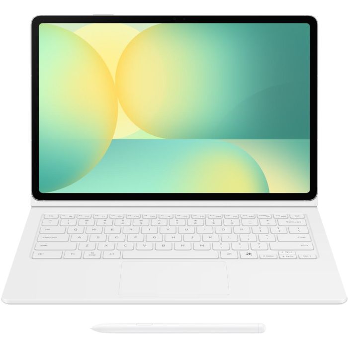 Samsung Book Cover Keyboard fr Tab S10 FE+. White 8 Samsung Book Cover Keyboard fr Tab S10 FE+. White 8