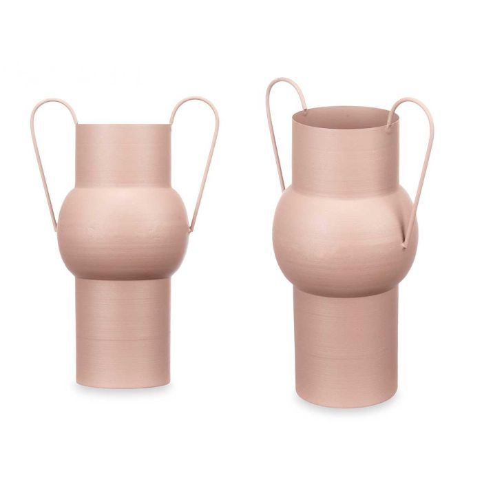 Jarron Acero Abombado Arena Pastel Med Giftdecor 22X32CM (6 Unidades) Jarron Acero Abombado Arena Pastel Med Giftdecor 22X32CM (6 Unidades)