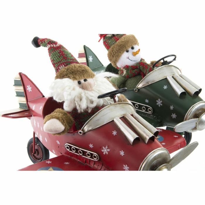Vehiculo Decoracion Navidad Tradicional DKD Home Decor Rojo Verde 23 x 25 x 36.5 cm (2 Unidades) 1 Vehiculo Decoracion Navidad Tradicional DKD Home Decor Rojo Verde 23 x 25 x 36.5 cm (2 Unidades) 1