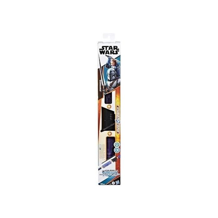 Sable láser electrónico Mandalorian Sable negro, Star Wars Lightsaber Forge Kyber Core, juguetes para niños, 4 años 3 Sable láser electrónico Mandalorian Sable negro, Star Wars Lightsaber Forge Kyber Core, juguetes para niños, 4 años 3
