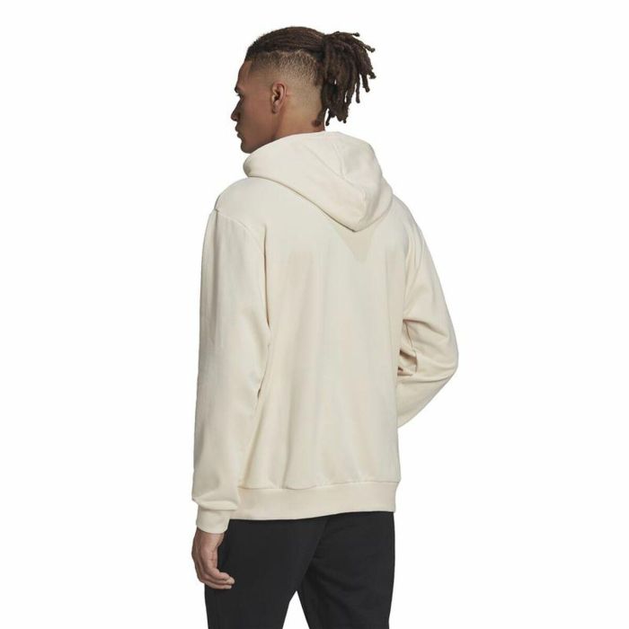 Sudadera con Capucha Hombre Adidas Essentials Feelcomfy Beige 4 Sudadera con Capucha Hombre Adidas Essentials Feelcomfy Beige 4