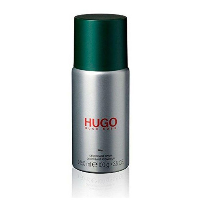 Hugo Boss HUGO Desodorante en Spray para Hombre 150 ml. Protección eficaz contra olores y frescor con fragancia Especiada Aromática.