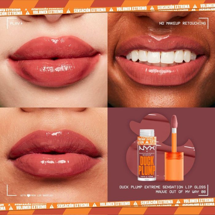 Nyx Professional Make Up Duck Plump Brillo De Labios mauve out of my way 2 Nyx Professional Make Up Duck Plump Brillo De Labios mauve out of my way 2