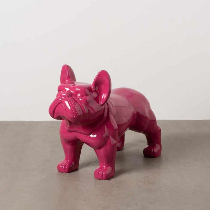 Figura Decorativa Fucsia Perro 88 x 38 x 63 cm 6