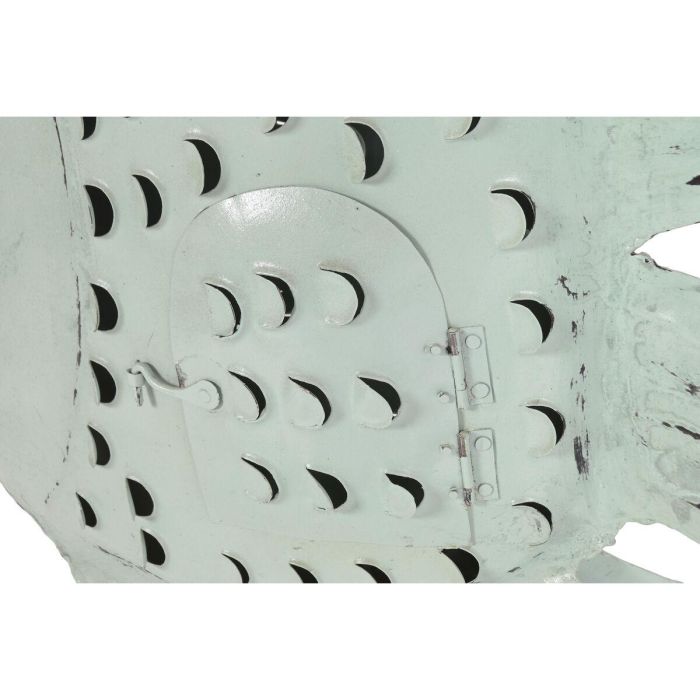 DKD Home Decor 2c24 Decoración de Pared Pez Portavela Metal Azul Celeste 80 x 60 x 12 cm 6