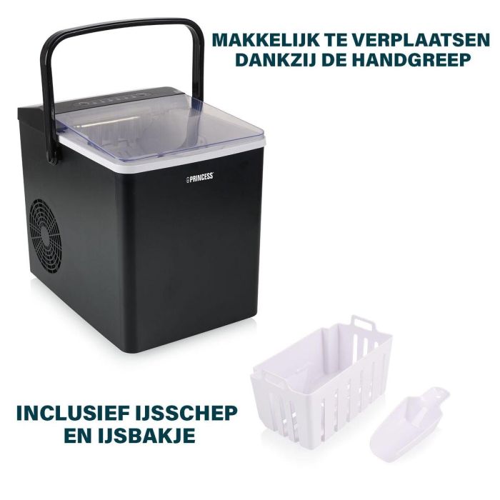 Máquina de Hacer Hielo Princess 283098 Negro 150 W 12 kg 5 Máquina de Hacer Hielo Princess 283098 Negro 150 W 12 kg 5