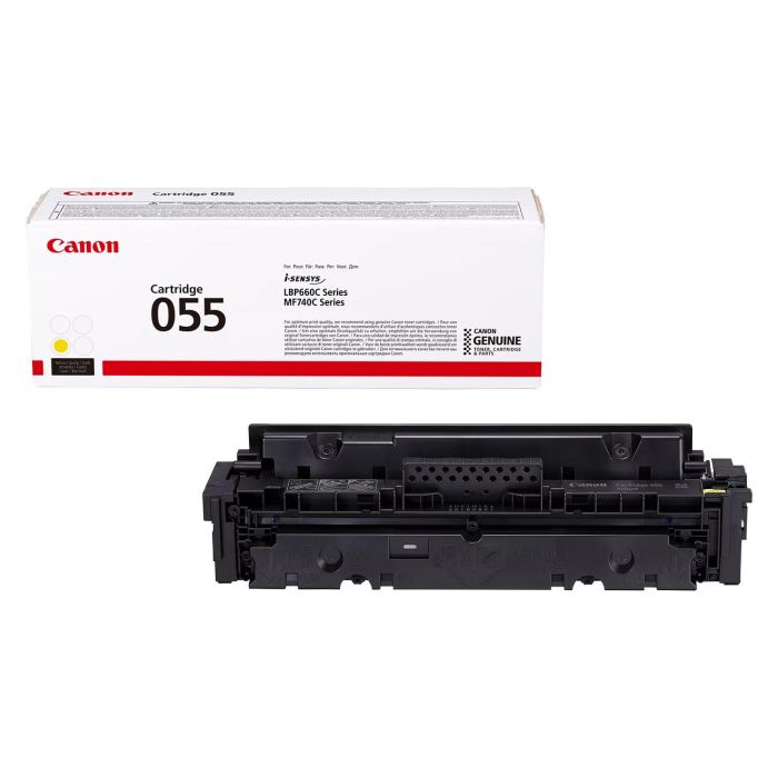 Canon Tóner Amarillo 055Y para i-Sensys LBP 664Cx, 663Cdw, MF 744Cdw, 742Cdw, 746Cx (2.100 páginas) 0 Canon Tóner Amarillo 055Y para i-Sensys LBP 664Cx, 663Cdw, MF 744Cdw, 742Cdw, 746Cx (2.100 páginas) 0