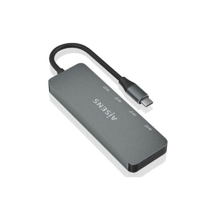 Hub USB Tipo-C Aisens A109-0694/ 2xUSB/ 2xUSB Tipo-C/ Gris 1 Hub USB Tipo-C Aisens A109-0694/ 2xUSB/ 2xUSB Tipo-C/ Gris 1