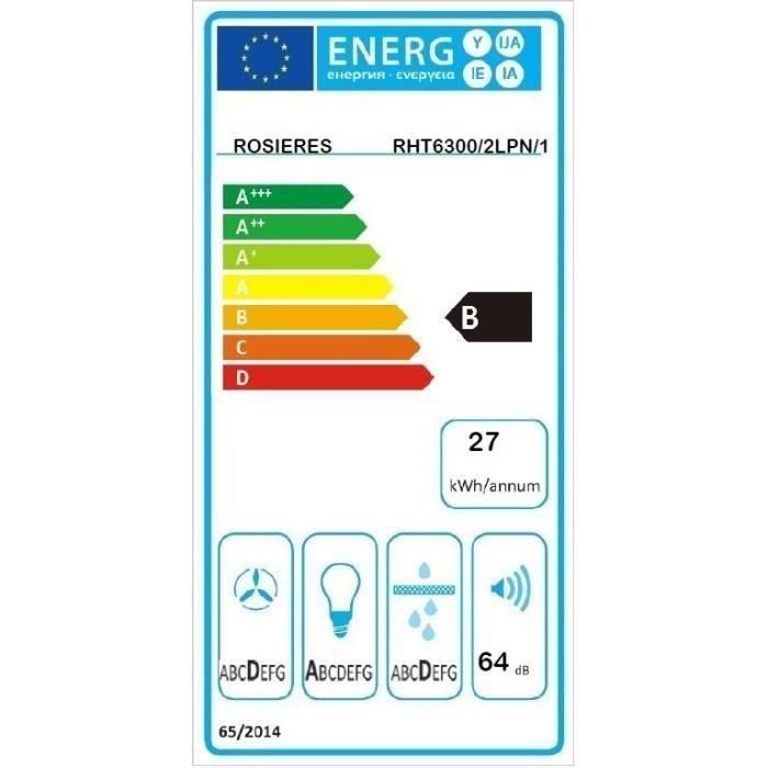 Rosieres RHT6300/2LPN/1 Campana extractora 3
