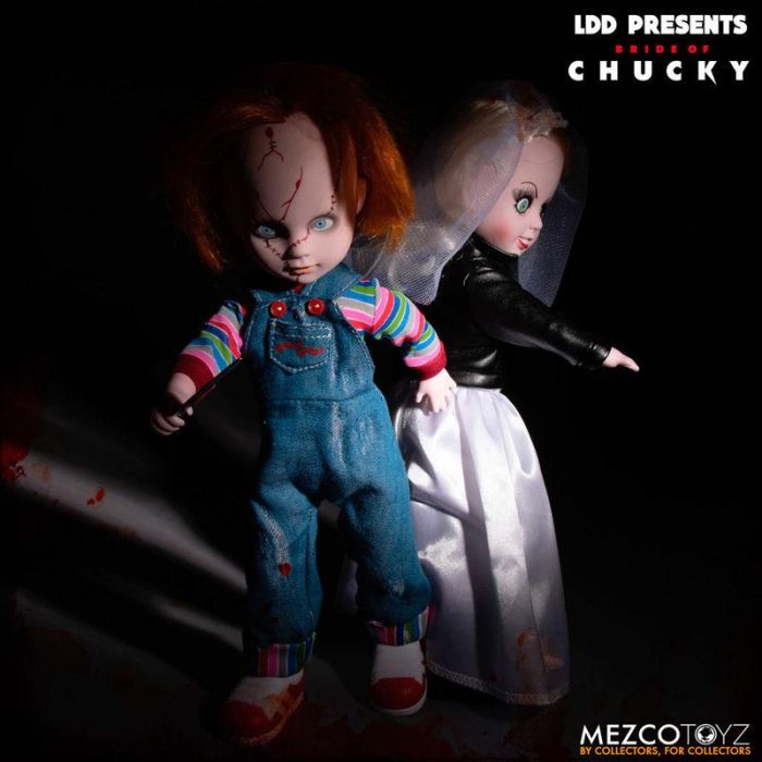 Set 2 muñecos Chucky and Tifanny Living Dead Dolls 25cm 5