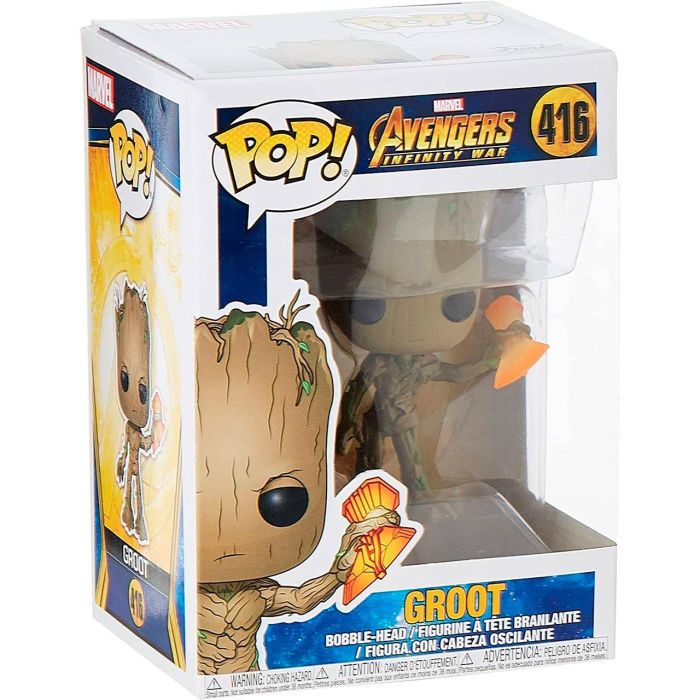 Funko Pop! 35773 Groot con Stormbreaker Figura de Vinilo Avengers Infinity War 9 cm 1 Funko Pop! 35773 Groot con Stormbreaker Figura de Vinilo Avengers Infinity War 9 cm 1
