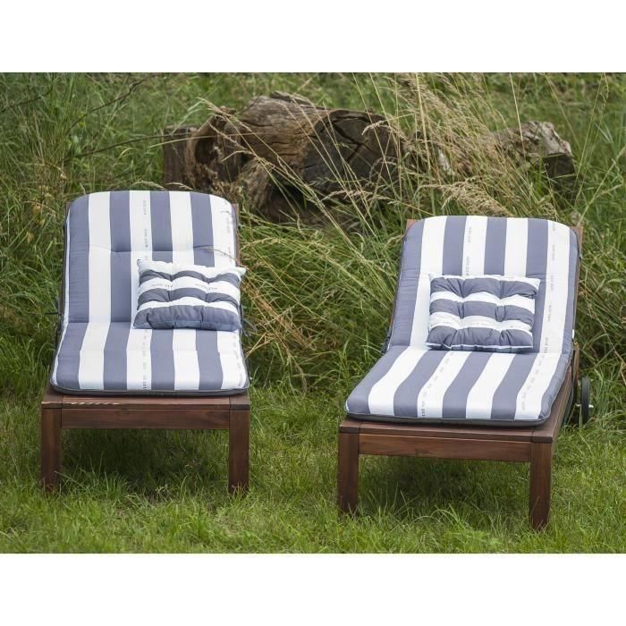 JARDIN PRIVE Tumbona CANCALE copos 188x56x12 cm gris 1 JARDIN PRIVE Tumbona CANCALE copos 188x56x12 cm gris 1