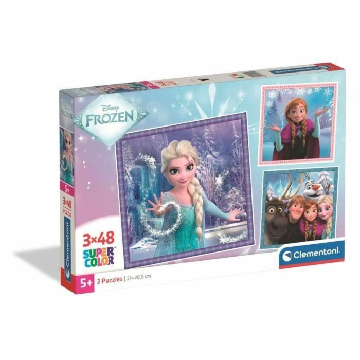 Clementoni CLE8005125250219 Puzles Infantiles 3x48 Piezas Temática Congelado Disney Frozen Clementoni CLE8005125250219 Puzles Infantiles 3x48 Piezas Temática Congelado Disney Frozen