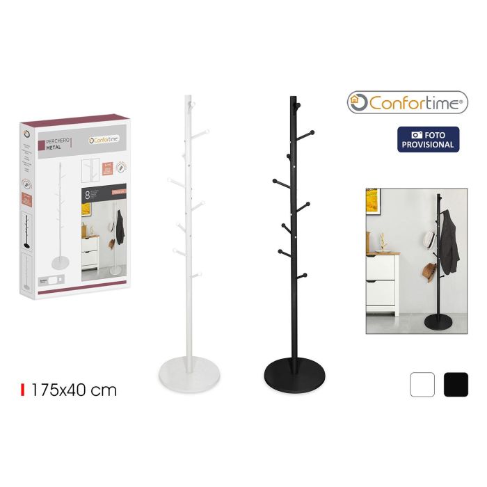 Perchero de Metal Confortime 175 x 40 cm (4 Unidades) 0 Perchero de Metal Confortime 175 x 40 cm (4 Unidades) 0