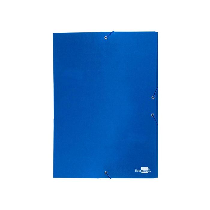 Carpeta Proyectos Liderpapel Folio Lomo 30 mm Carton Forradoazul 2