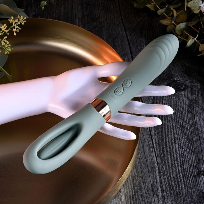 Vibrador Punto G Evolved Verde 10 Vibrador Punto G Evolved Verde 10