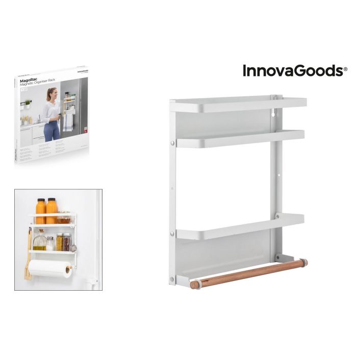 Estante Organizador Magnético MagoRac InnovaGoods 0 Estante Organizador Magnético MagoRac InnovaGoods 0