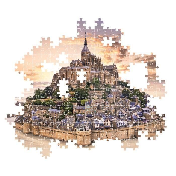 Clementoni CLE8005125317301 Puzle Compacto Mont Saint-Michel 1500 Piezas 2 Clementoni CLE8005125317301 Puzle Compacto Mont Saint-Michel 1500 Piezas 2