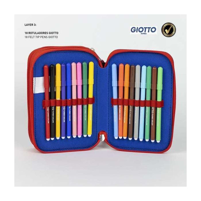 Plumier Con Accesorios Giotto Spiderman 12.5 X 6.5 X 19.5 CM 5 Plumier Con Accesorios Giotto Spiderman 12.5 X 6.5 X 19.5 CM 5