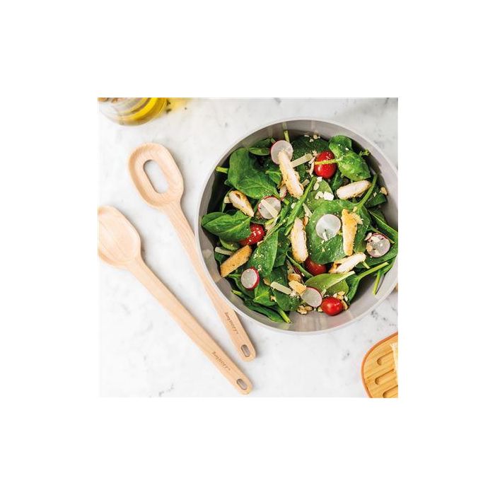 Berghoff 3950096 Bol de Ensalada con Cubiertos de Bambú 1 Berghoff 3950096 Bol de Ensalada con Cubiertos de Bambú 1