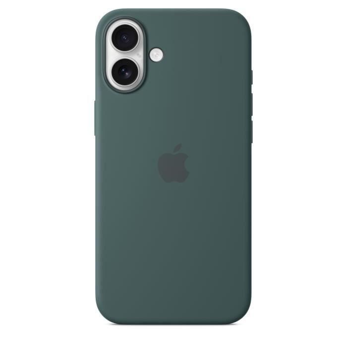 Apple Funda de Silicona con MagSafe para iPhone 16 Plus - Verde Lago 3 Apple Funda de Silicona con MagSafe para iPhone 16 Plus - Verde Lago 3
