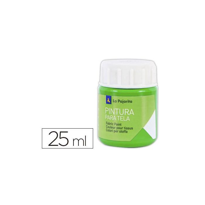 Pintura Para Tela La Pajarita Verde Primavera 25 mL