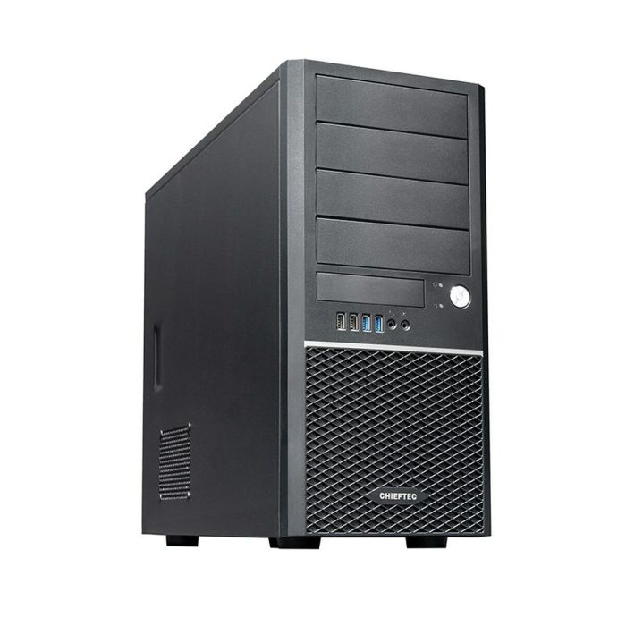 Chieftec CM-25B-OP Torre PC Negra ATX/Micro ATX/Mini-ITX, 2x USB 2.0, 2x USB 3.2, 4x 3.5", 1x 5.25", 1x 2.5"