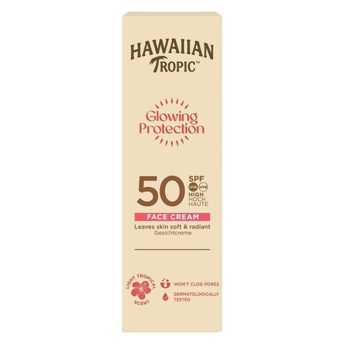Hawaiian Tropic Glowing Protection Face Cream Spf50 50 mL 2 Hawaiian Tropic Glowing Protection Face Cream Spf50 50 mL 2