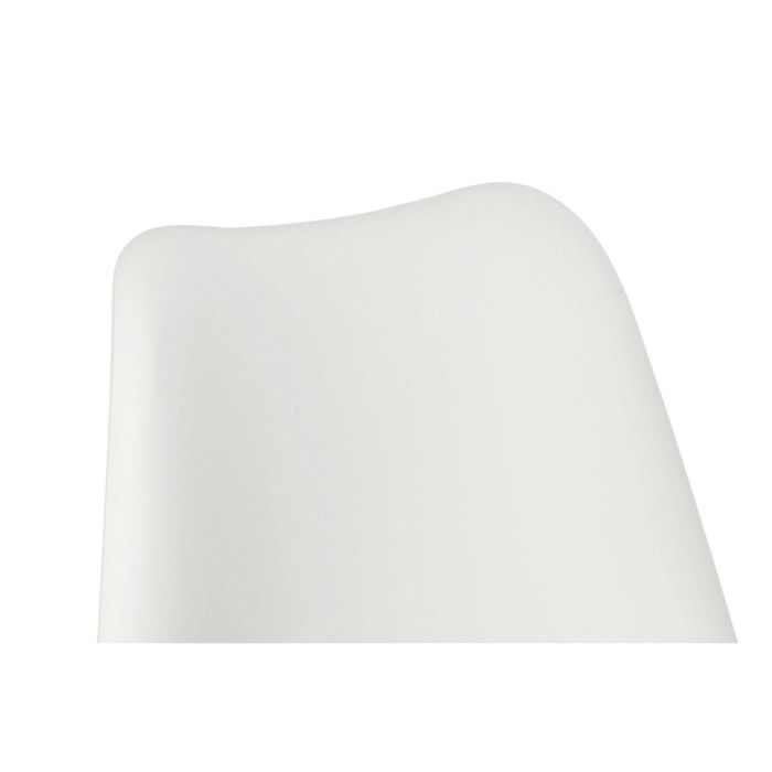 Silla Chic DKD Home Decor Blanco Dorado 57 x 73 x 63 cm 4 Silla Chic DKD Home Decor Blanco Dorado 57 x 73 x 63 cm 4