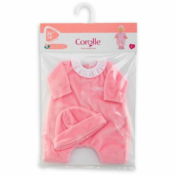 Pijama y gorro rosa - COROLLE - Ropa - Para muñeca de 36cm - A partir de 2 años 1 Pijama y gorro rosa - COROLLE - Ropa - Para muñeca de 36cm - A partir de 2 años 1