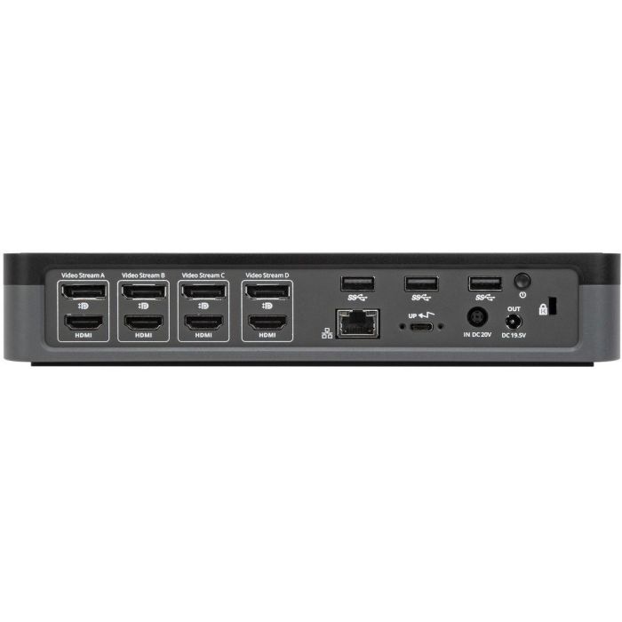 Targus DOCK570EUZ Docking Station Universal USB-C con 4 Puertos HDMI y 4 DisplayPort, Ethernet para Windows y Mac, Negro 8 Targus DOCK570EUZ Docking Station Universal USB-C con 4 Puertos HDMI y 4 DisplayPort, Ethernet para Windows y Mac, Negro 8