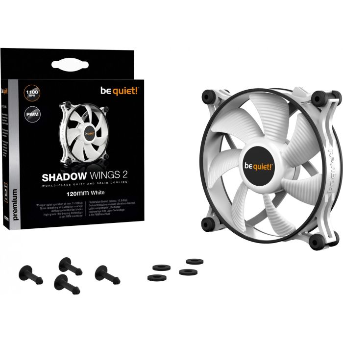 120mm be quiet! Shadow Wings 2 white PWM 4