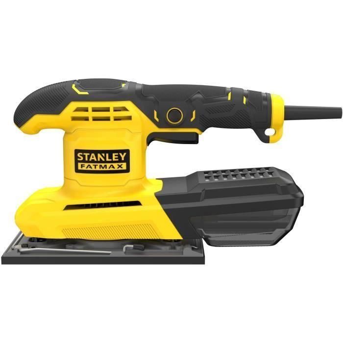 STANLEY FATMAX FMEW214K-QS Lijadora Orbital Eléctrica 280W con Órbita de 2mm, para Lijado Profesional en Madera, Metal y Multimateriales con Maletín 2 STANLEY FATMAX FMEW214K-QS Lijadora Orbital Eléctrica 280W con Órbita de 2mm, para Lijado Profesional en Madera, Metal y Multimateriales con Maletín 2