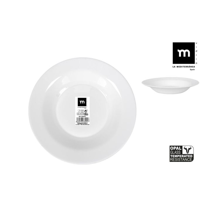 Plato Hondo Opal Temara 20.5 cm - La Mediterranea (48 Unidades) Plato Hondo Opal Temara 20.5 cm - La Mediterranea (48 Unidades)