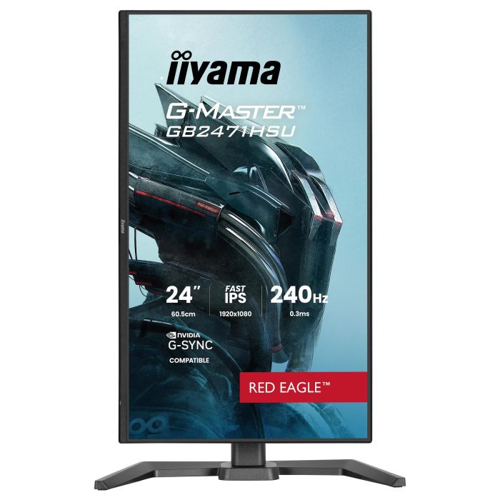 iiyama GB2471HSU-B1 Monitor Gaming 23.8" FHD Fast IPS 0.3ms MPRT 240 Hz USB-C Negro 1 iiyama GB2471HSU-B1 Monitor Gaming 23.8" FHD Fast IPS 0.3ms MPRT 240 Hz USB-C Negro 1