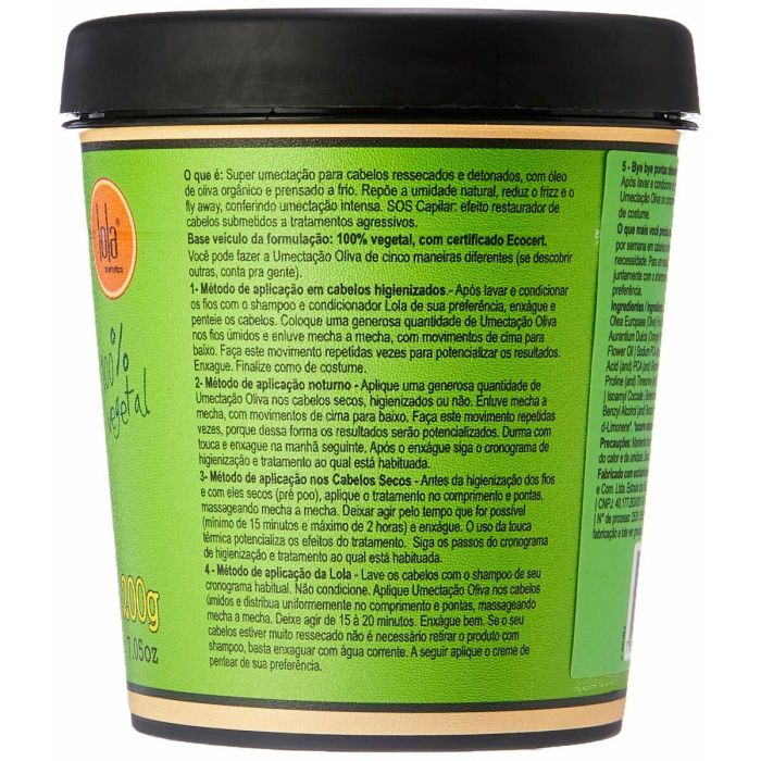 Lola Cosmetics Lola Olive Wetting Mask 200 gr 1