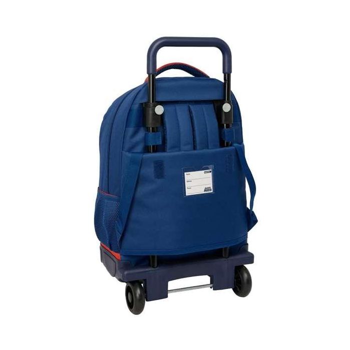 SAFTA Trolley Compact Mamma Mia Super Mario Bros 45cm, Mochila Extraíble Gran Capacidad, Bolsillos Múltiples, Espalda Acolchada 1